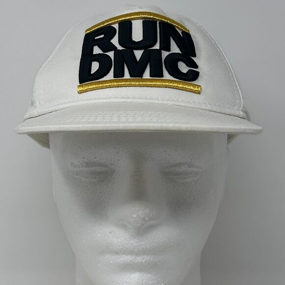 Run DMC Youth Baseball Hat Cap Rap Hip Hop Kids Boys Girls Snapback White - Picture 2 of 9